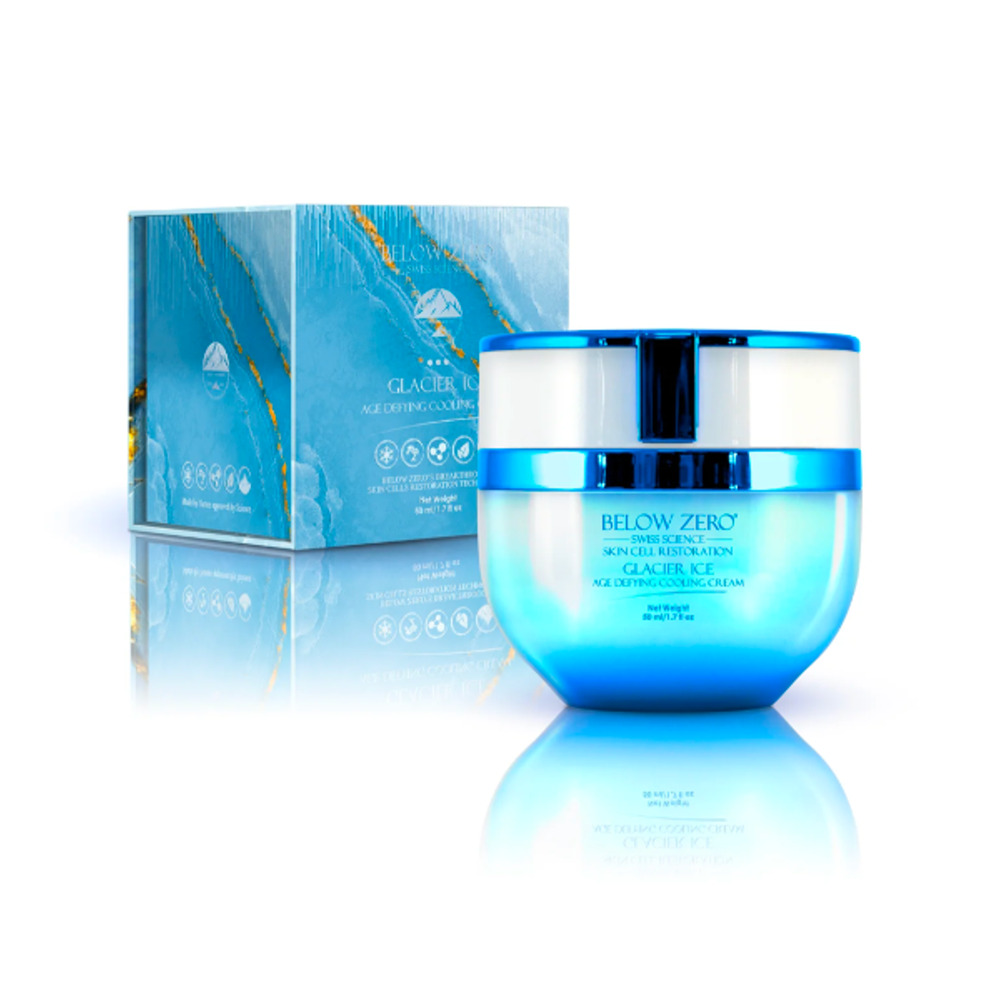 Below Zero Swiss Science Glacier Ice Age Defying Cooling Cream 1.7 Oz